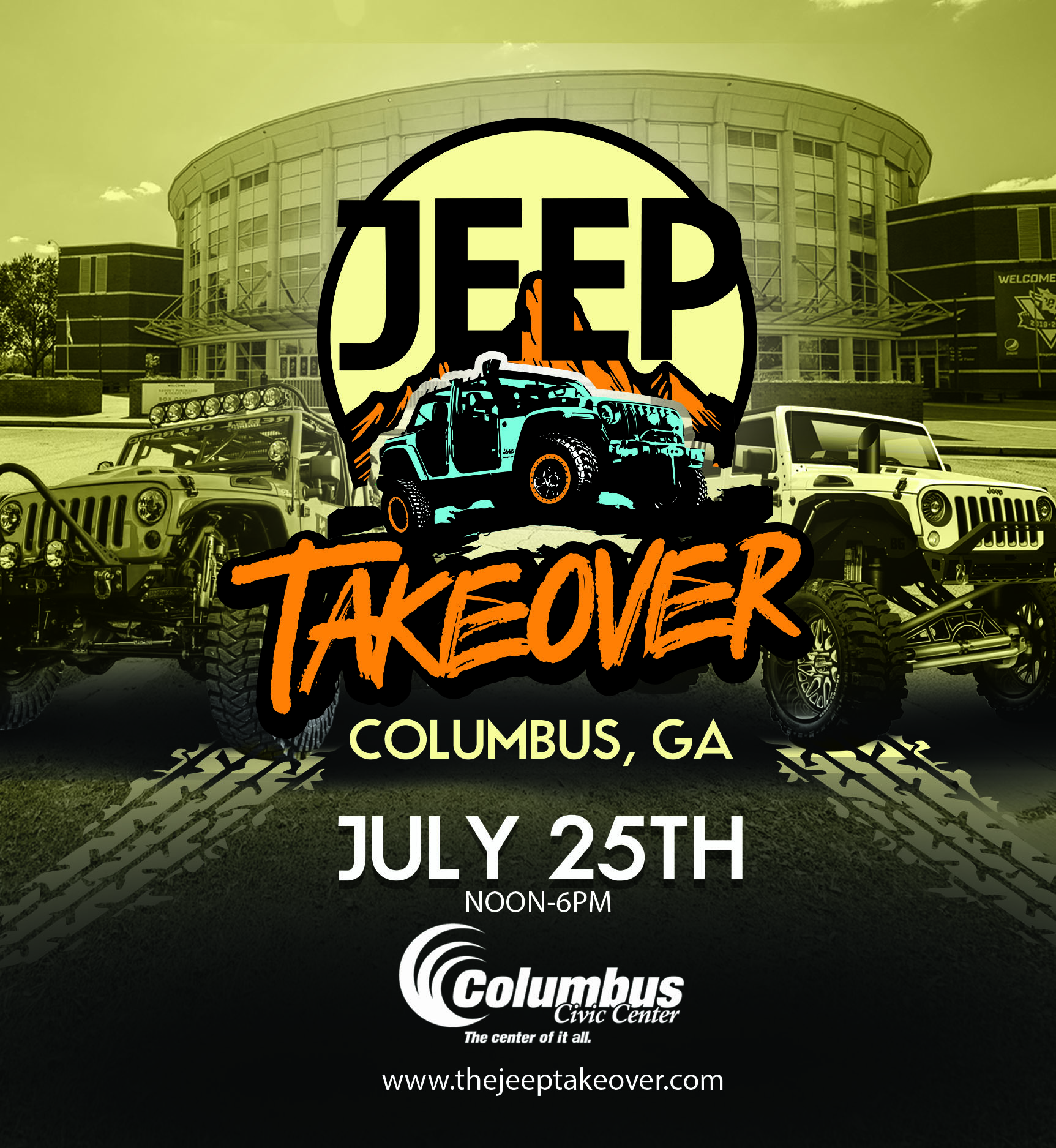 Jeep Takeover Event Flyer